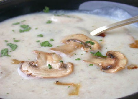 Суп – пюре с грибами